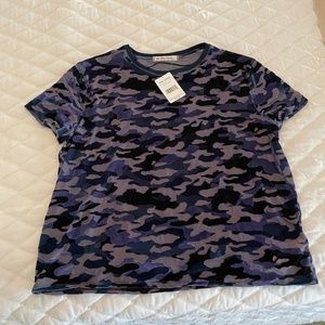 We The Free Oversized Velvet T-Shirt